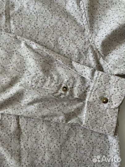 Рубашка мужская бежевая XL