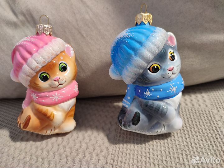 Ёлочные игрушки Ариель котик