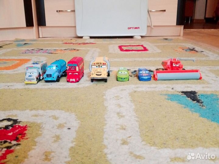 Машинки из мультфильма тачки 23 шт