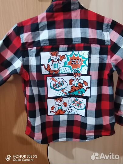 Рубашка в клетку