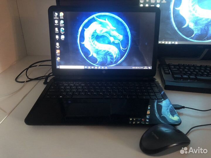 4-х ядерный Ноутбук HP 15.6