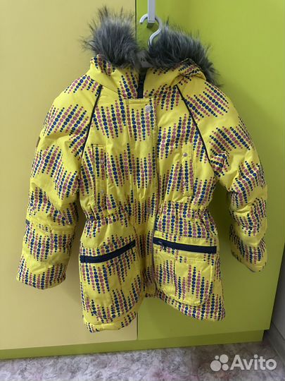 Зимняя куртка на девочку 116