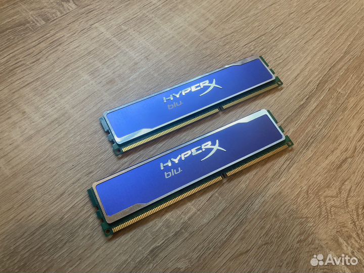 Оперативная память Kingston HyperX blu, 4/8 гб