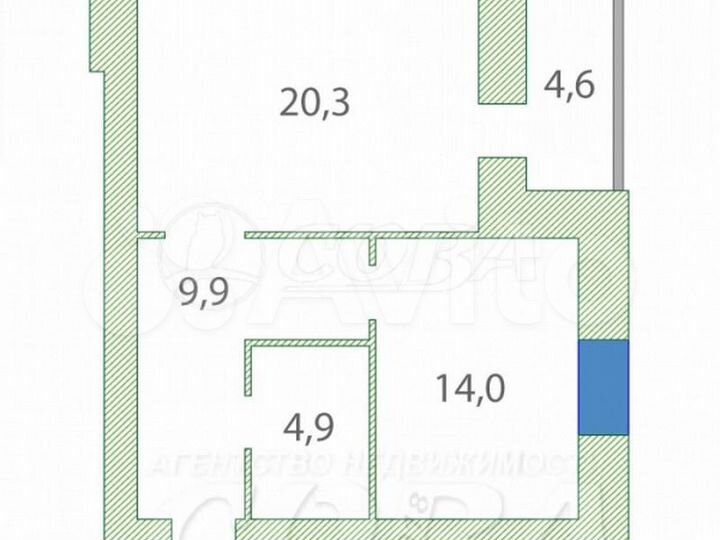 1-к. квартира, 50 м², 14/14 эт.