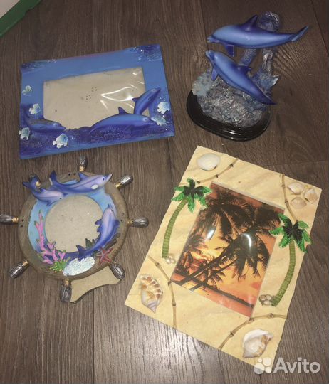 Фото рамки морские и дельфины