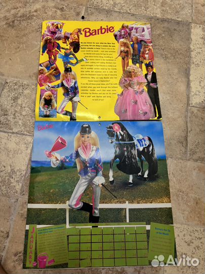 Календарь Барби 1995г