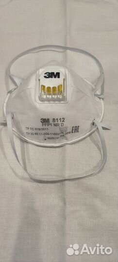 Респиратор полумаска 3M 8112 + 3М 9922Р