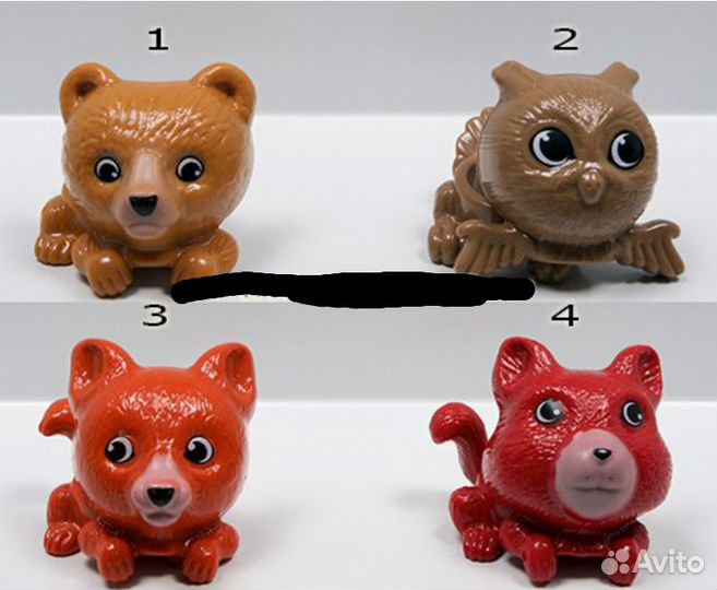 Фигурки животных из серий 2016 года
