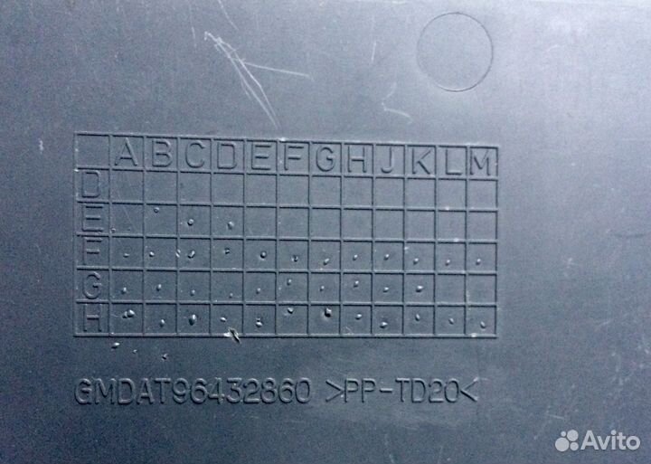 Лоток пассажирского сиденья chevrolet spark m200