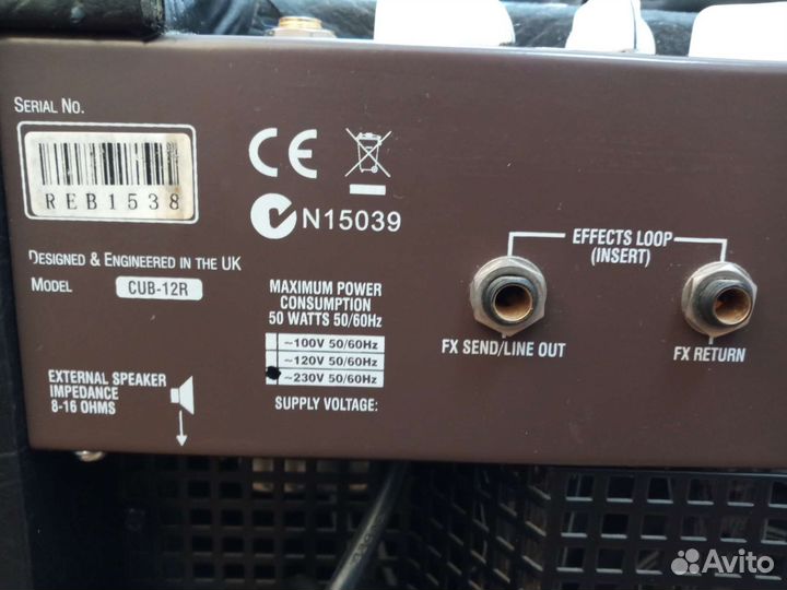 Ламповый гитарный комбоусилитель Laney Cub12r