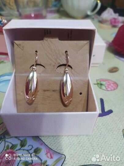 Серебряные серьги