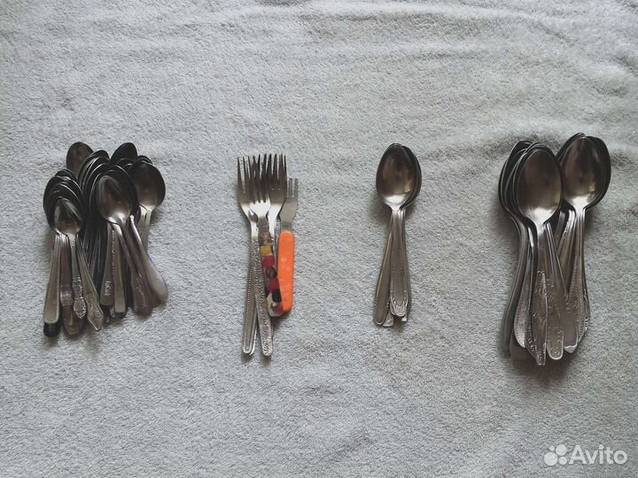Кухонная утварь. Ложки, вилки, ч/л. Лот №2