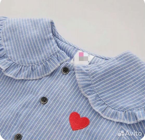 Рубашка для девочки 98 новая
