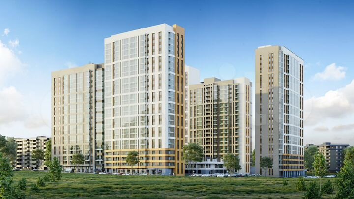 3-к. квартира, 72,2 м², 19/24 эт.