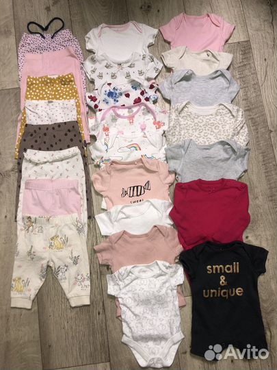 Пакет вещей для девочки 3-6 мес