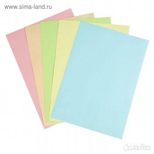 Бумага цветная А4, 500 листов Calligrata Пастель
