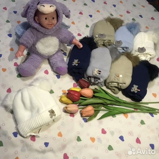 Детские шапки новые
