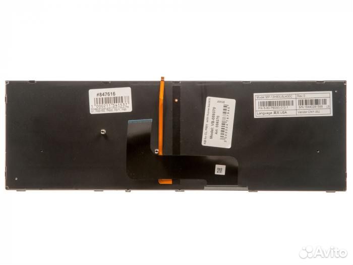 Клавиатура для ноутбука DNS Clevo P651, P651SE, P6