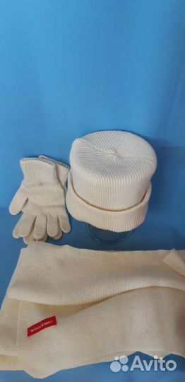 Комплект шарф шапка перчатки Woolstreet