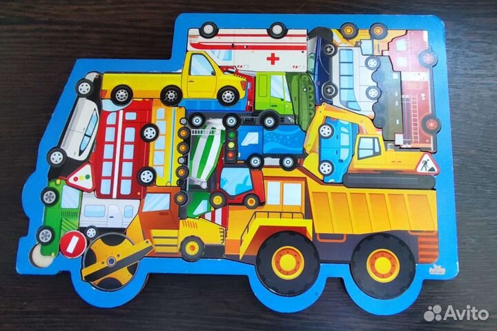 Развивающие пособия(вкладыши, пазл Ларсен)