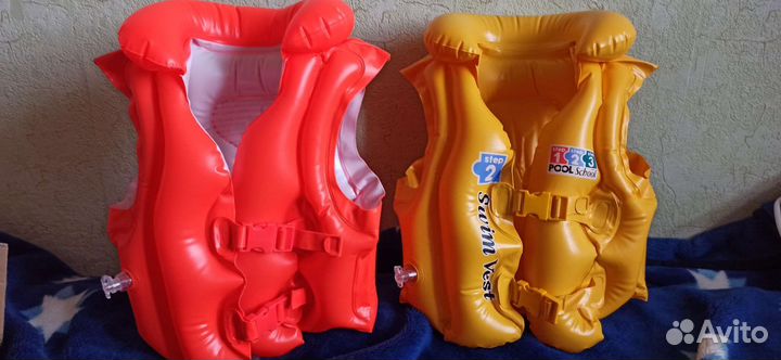 Жилеты надувные, детские, для плавания