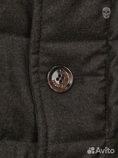 MooRer Оригинал пуховик бомбер с мехом мужской