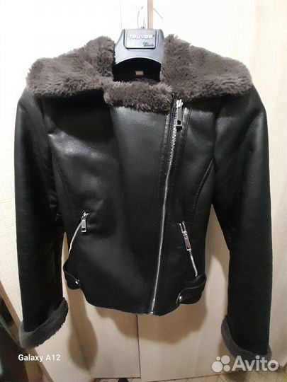 Куртка кожаная женская 40 размер
