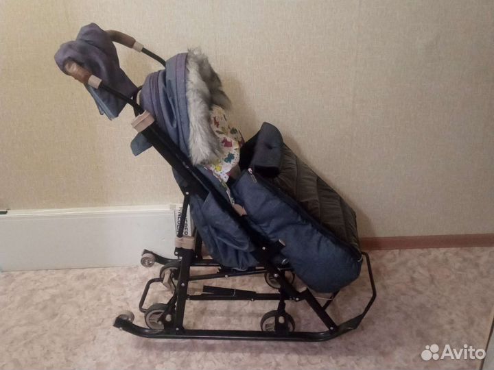 Коляска санки