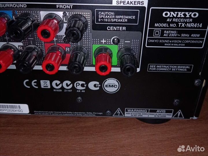 Onkyo TX NR414 Усилитель ресивер с пультом