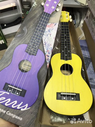 Укулеле сопрано Terris Plus Yellow