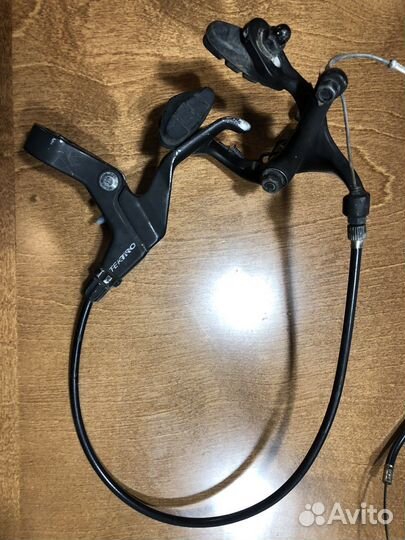 Ободный тормоз, v-brake shulz, колодки shimano