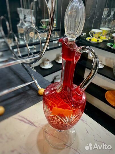 Графин хрустальный всхв