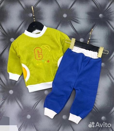 Костюм на малышей 3 месяца 6 месяцев флис