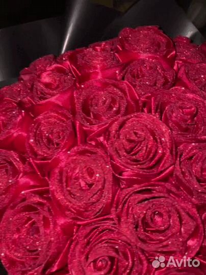 Букет из атласных лент