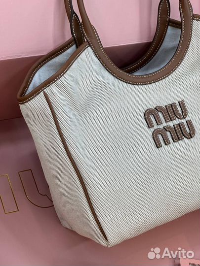 Шопер брендовый MIU MIU