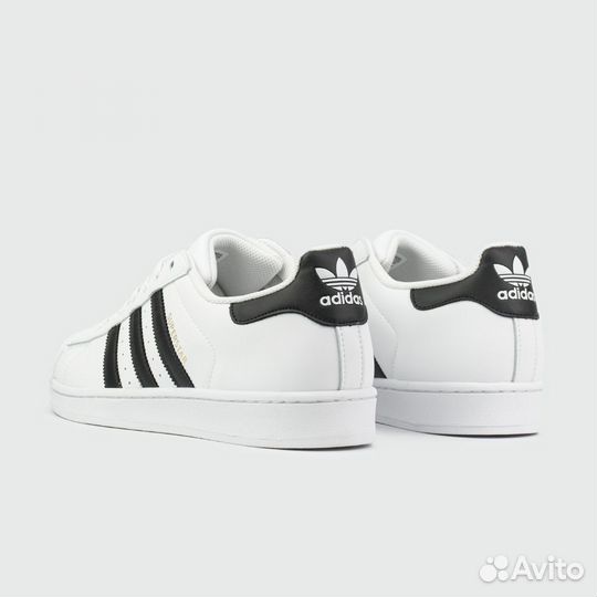 Кроссовки Adidas SuperStar White / Black Str