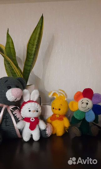 Вязанные игрушки ручной работы