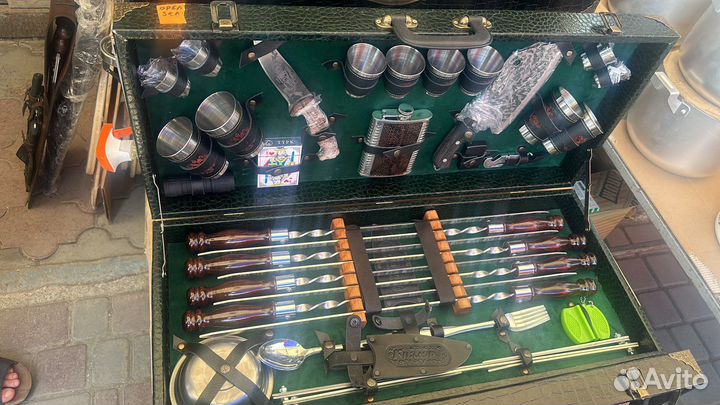 Набор шампуров в кейсе