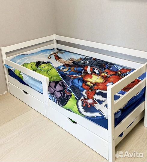 Кровать подростковая из березы 180/90 (магазин)