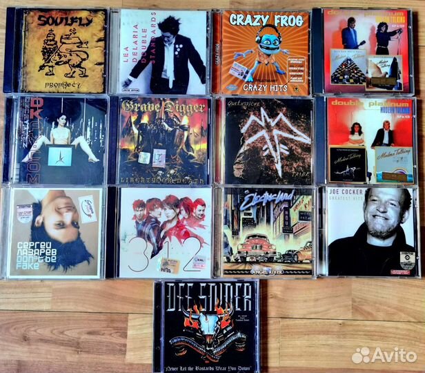 13 audio cd с музыкой