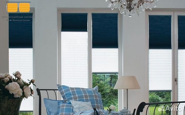Жалюзи шторы плиссе