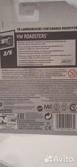 Hot wheels '16 lamborghini centenario roadstet