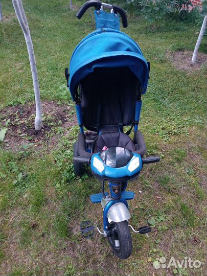 Велосипед 3х-колесный с ручкой