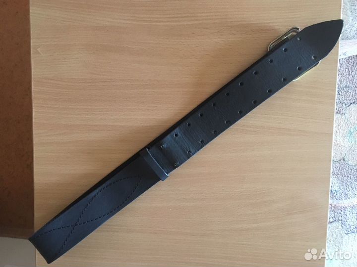 Ремень офицерский кожаный