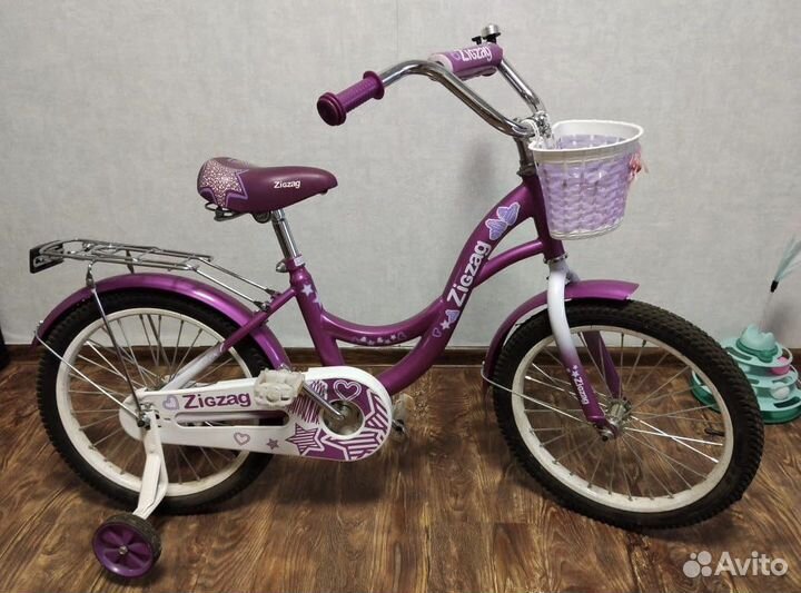 Велосипед детский двухколесный, zigzag girl 16