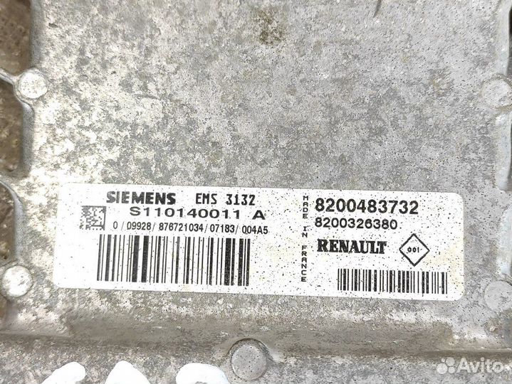 Блок управления двигателем Renault Logan 2005 2014