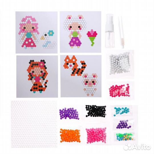 Большой набор Аквамозаика Энчантималс 32см