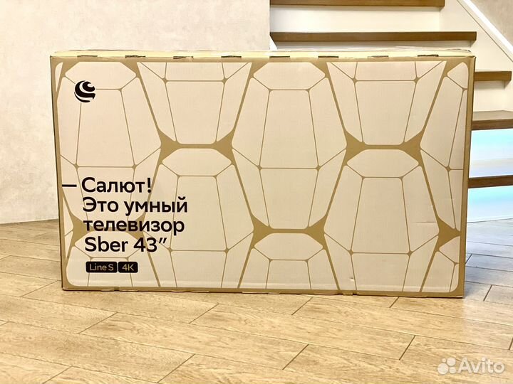 Телевизор Sber 4К SDX-43U4128 2GB черный