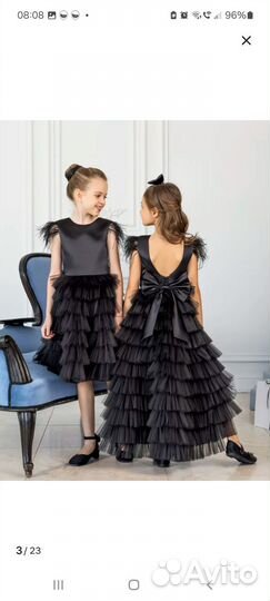 Платье для девочки 128-134