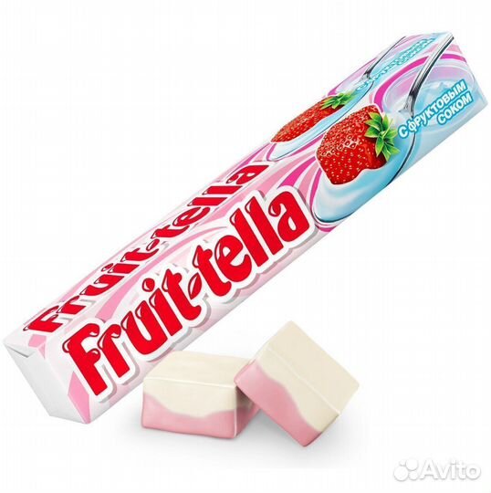 Жевательные конфеты Fruittella Клубника-Йогурт 41г